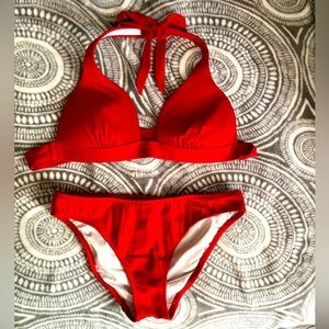 Red Halter VS Bikini